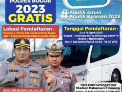 Polres Bogor Gelar Program Mudik Gratis, Ini Jadwalnya
