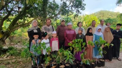 PPLI Jalin Silaturahmi Dengan AJPLI Santuni Anak Yatim, Bukber dan Penanaman Pohon