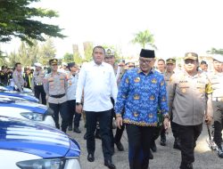 Gelar Apel Gabungan, Iwan Setiawan Pastikan Pengamanan Idul Fitri 1444 H Berjalan Dengan Baik