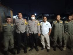 Antisipasi Luapan Pengunjung Pasar, Polsek Tenjo dan Satpol PP Perketat Penjagaan