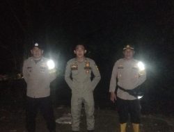 Pasca Meluap, Kapolsek Tenjo Tinjau Debit Air Sungai Cidurian