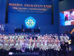 SMKN 1 Gunung Putri Gelar Wisuda 418 Siswa Angkatan XXIV