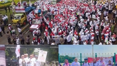 Ribuan Dokter dan Nakes Gelar Aksi Demo, Tolak RUU Kesehatan Omnibus Law