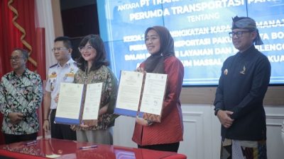 Perumda Transportasi Pakuan dan Trans Jakarta Tandatangani Nota Kesepakatan, Siap Integrasi Layanan