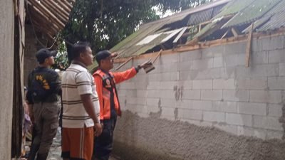 Akibat Angin Kencang, Dua Rumah di Cigudeg Hancur Tertimpa Pohon Tumbang, 2 Orang Luka-luka
