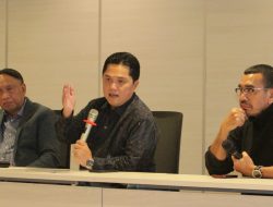 Lewat PT GSI, Erick Thohir Ingin Ekonomi Sepakbola Nasional Terbang Tinggi