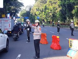 Polresta Bogor Kota Tangani Kepadatan Kendaraan Libur Idul Adha