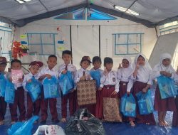 PEKA PWI Kota Bogor Salurkan Bantuan Peralatan Sekolah untuk Siswa Korban Gempa Cianjur