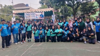 Silaturahmi Sobat Kang Iful Gelar Turnamen Volly di Gunung Putri