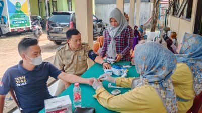 Puskesmas Ciangsana Skrining PTM Staf Desa Nagrak