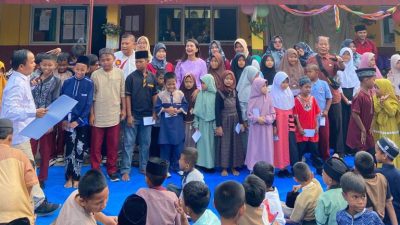 Peduli Pendidikan Warga Kabupaten Bogor, Caleg Marlyn Maisarah Serahkan Beasiswa PIP untuk Siswa SDN 02 Cimandala
