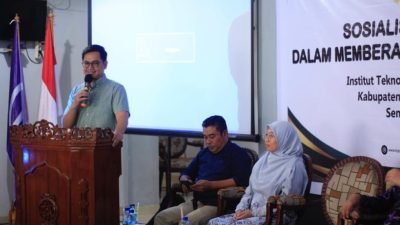 Cegah Monopoli Ekonomi, Anggota DPR Tommy Kurniawan dan Ketua TPPU Gelar Sosialisasi di ITB-Vinus