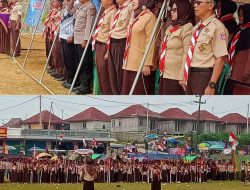 Sambut HUT Pramuka 2023, Ratusan Pelajar Kecamatan Sukajaya Ikuti Acara Jambore