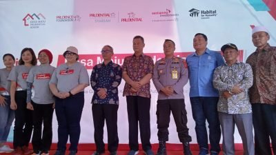 Pastikan Warga Miliki Tempat Tinggal Layak, Prudential Bangun Rumah dan Sanitasi di Desa Gunung Putri