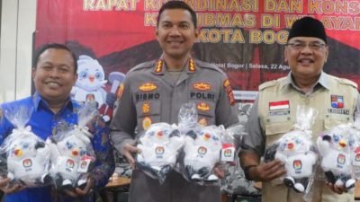 Sukseskan Pemilu 2024, KPU Kota Bogor Gelar Rakor Kamtibmas
