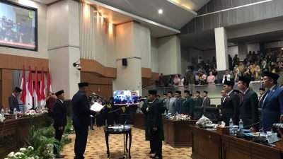 Yopi Iskandar Resmi Dilantik Jadi Anggota DPRD Kabupaten Bogor, Ini Pesan Khusus Rudy Susmanto