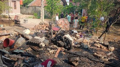 Dua Rumah Warga di Ciseeng Bogor Ludes Terbakar, Diduga Akibat Korsleting Listrik