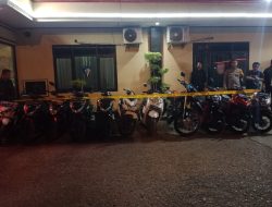 Polsek Gunung Putri Amankan 11 Unit Motor dan 1 Mobil di Kontrakan Diduga Hasil Curian