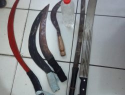 Polsek Parung Amankan Belasan Remaja yang Hendak Tawuran