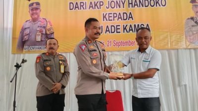 Polsek Nanggung Kini Dikomandoi Iptu Ade Kamsa, Ini Pesan AKP Jony Handoko