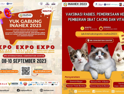 Konsultasikan Kesehatan Hewan Kesayanganmu di INAHEX 2023, Catat Jadwal dan Tempatnya, Gratis!