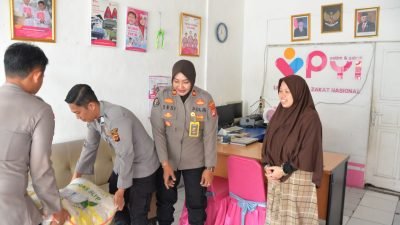 Sambut HUT Humas Polri Ke-72, Polres Bogor Berbagi Kepada Masyarakat