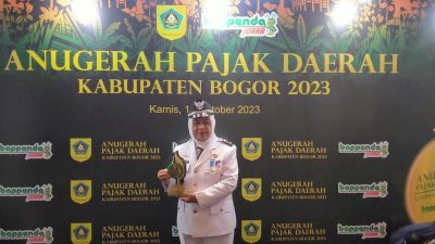 Desa Kalong I Leuwisadeng Raih Penghargaan Taat Pajak 11 Kali Berturut-turut, Bu Kades Sampaikan Hal Ini