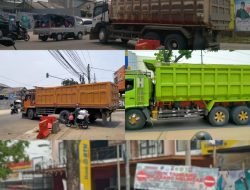 Warga Keluhkan Truk Tambang Bebas Lalu Lalang di Jalan Raya Leuwiliang Langgar Jam Operasional