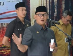 Lantik Kades Citapen Ciawi, Bupati Iwan Setiawan Ingatkan Hal Penting Ini