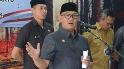 Lantik Kades Citapen Ciawi, Bupati Iwan Setiawan Ingatkan Hal Penting Ini