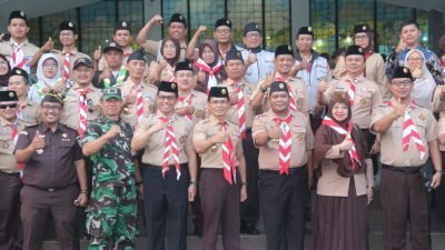 Gelar Senja, Cara Pramuka Kwarcab Kabupaten Bogor Tingkatkan Rasa Nasionalisme di Kalangan Generasi Muda