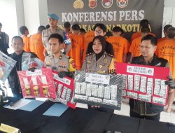 Kurun Waktu 2 Pekan, Satres Narkoba Polres Bogor Berhasil Amankan 21 Bandar Narkoba dan Obat Keras