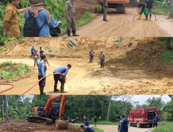 Bikin Pengendara Jatuh, Galian Tanah Diduga Tak Berizin di Sukajaya Disikat Satpol PP