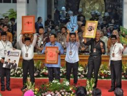 Nomor Urut Capres-Cawapres: Anies-Muhaimin 1, Prabowo-Gibran 2 dan Ganjar-Mahfud 3