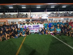 Bentuk Sinergitas Antar Perusahaan, PT PPLI dan PT Indocement Gelar Pertandingan Sepakbola