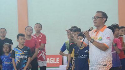 Bupati Cup 2023: Iwan Setiawan Apresiasi Turnamen Badminton dan Basket