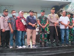 Kapolres dan Dandim 0621 Kabupaten Bogor Kunjungi Pos Pam Nataru Cibinong