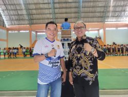 Dede Chandra Sasmita All Out Sukseskan Event Bola Voli Bupati Cup 2023