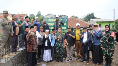 Letkol Gan Gan Rusgandara Resmikan Pembangunan Kantor Koramil Tamansari