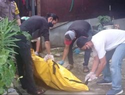 Warga Sukaraja Digegerkan Dengan Penemuan Mayat Pria Paruh Baya di Rumah Kontrakan