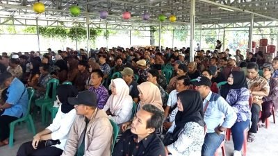 PPS Cilebut Timur Lantik 320 Anggota KPPS, Kades Janjikan 1 Ekor Kambing untuk TPS Terunik