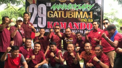 29 Tahun Mengabdi, Leting Gatubima-1 Komando Gelar Acara Reunian Mengenang Masa Pelatihan