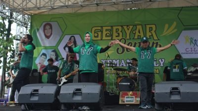 Gebyar Senam di Terminal Leuwiliang, RY Terpesona Saksiksan Lautan Hijau