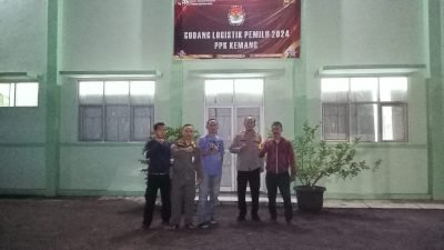 Pastikan Logistik Pemilu 2024 Aman, Kapolsek Kemang Cek Kondisi Gudang Logistik
