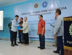 SJI Kelas Muda Angkatan 1 Tahun 2024 Berakhir, Perwakilan PWI Kabupaten Bogor Dinyatakan Lulus