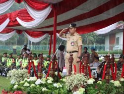 Forkopimda Kabupaten Bogor Gelar Apel Pasukan Operasi Mantap Brata 2024 Tahap Pungut Suara