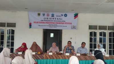 Turunkan Stunting, Pemdes Wanaherang Gunung Putri Adakan Orientasi Kepada TPK