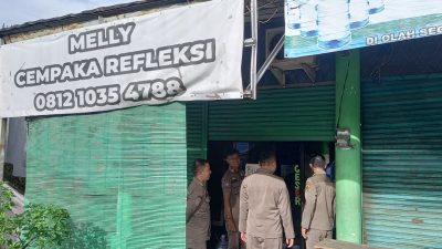 Jelang Ramadhan Satpol PP Kecamatan Kemang Razia Empat Panti Pijat