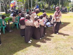 Bentuk Ahlakul Karimah dengan Mencintai Alam Siaga dan Penggalang, Murid MI Nurul Islamiyah Gelar Kegiatan Pramuka