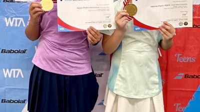 Alexa dan Valencia Sabet Juara Ganda Putri KU-10 WTA Seri II
